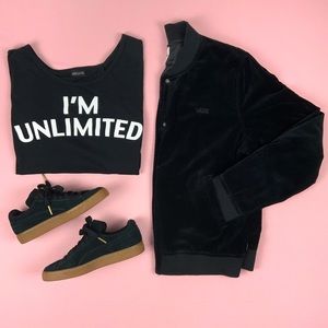 Vans Black Suede Jacket